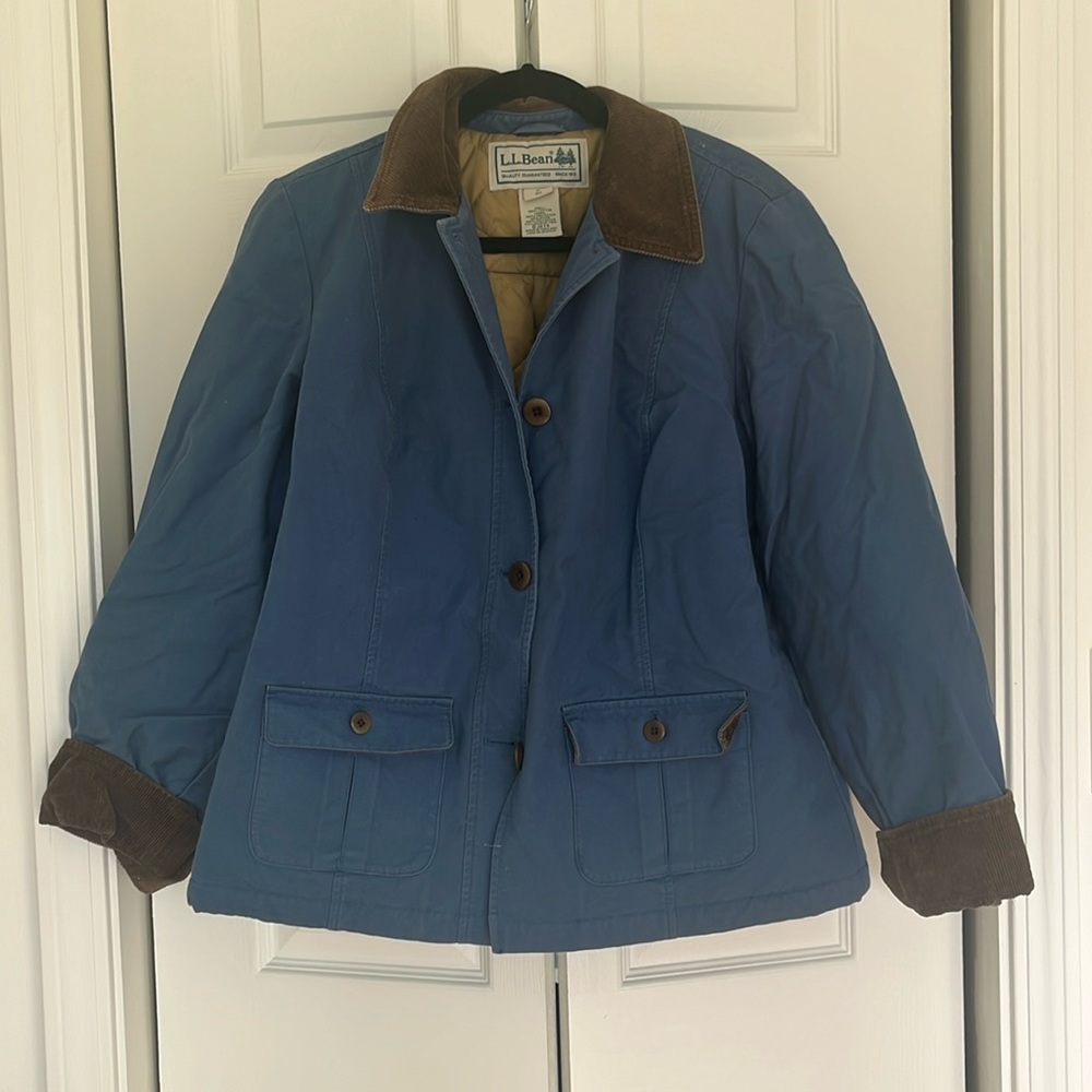 Vintage L.L.Bean Women’s Barn Coat, Blue Size Medium